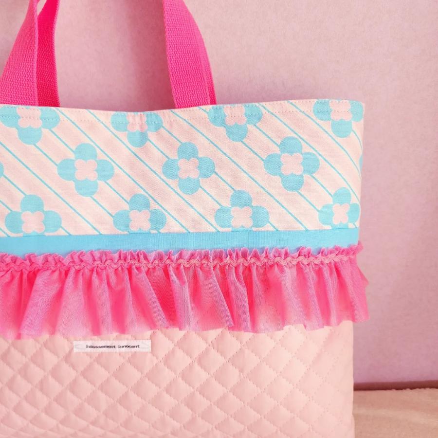 3点セット】キルティングのレッスンバッグ シューズケース