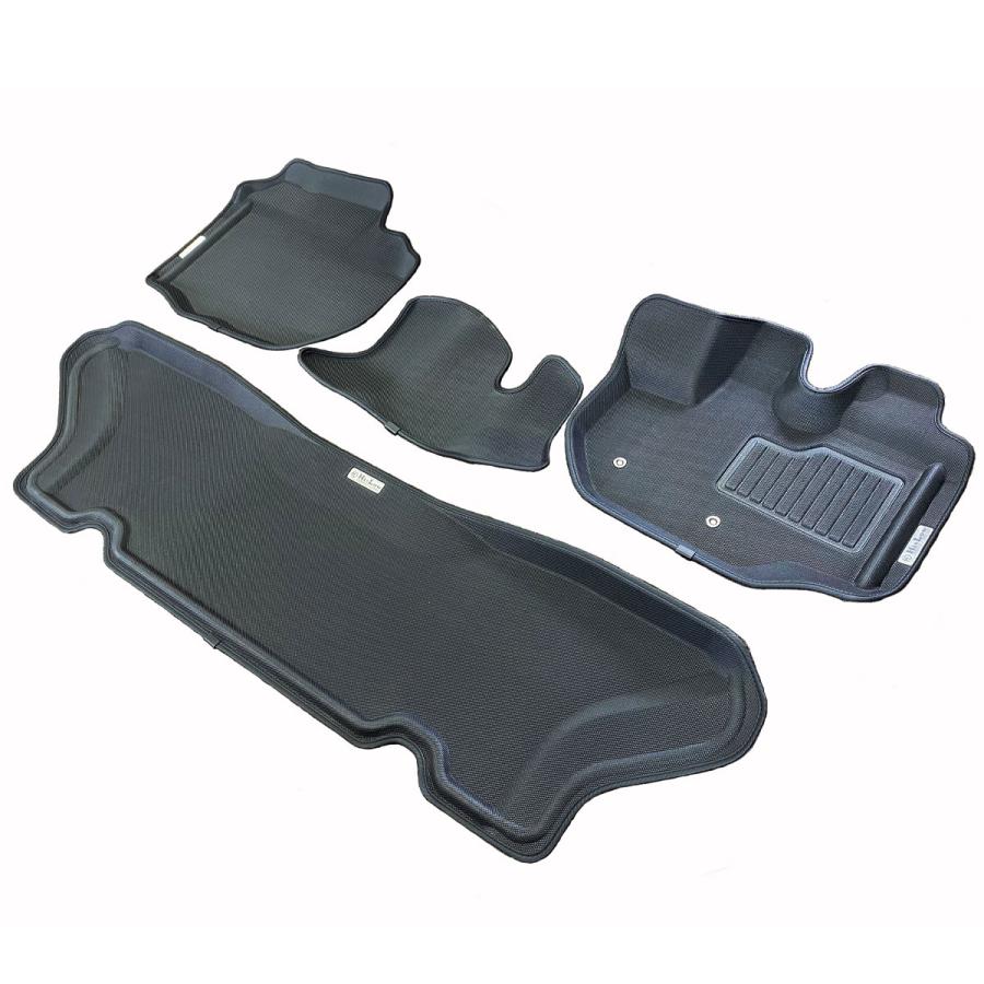 Hi&Low  H&L 200系ハイエースワイドボディ 3Dラバーフロアマット フロントリアセット | ハイエース | 01