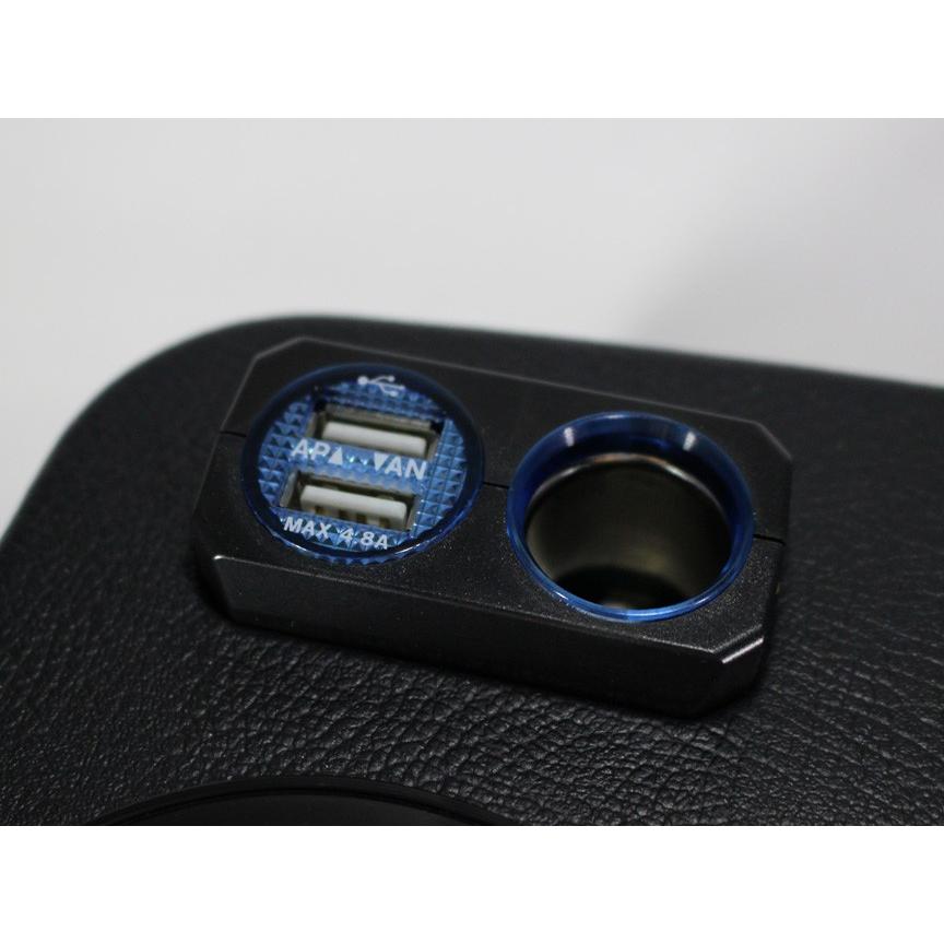 Hi&Low H&L 200系ハイエース レジアスエース用フロントセンターコンソールドリンクホルダー | ハイエース | 12