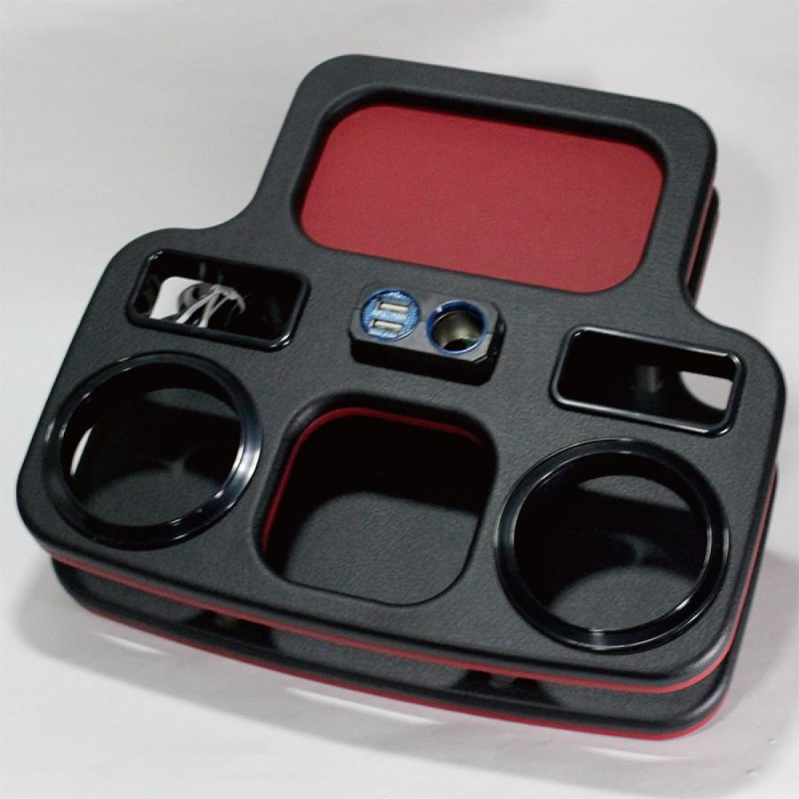 Hi&Low H&L 200系ハイエース レジアスエース用リアセンターコンソールドリンクホルダー | ハイエース | 14