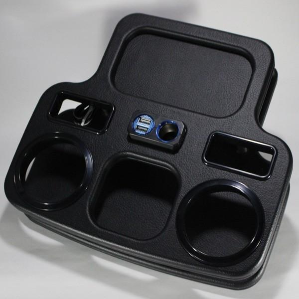 Hi&Low H&L 200系ハイエース レジアスエース用リアセンターコンソールドリンクホルダー | ハイエース | 16