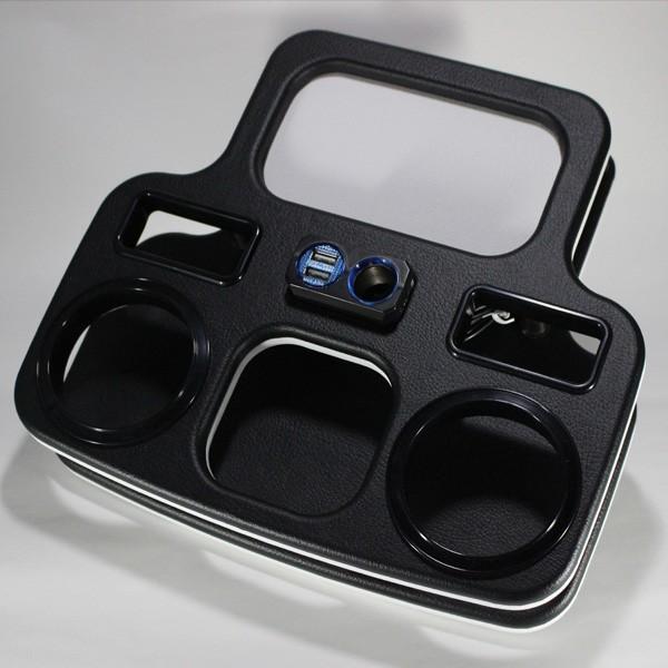 Hi&Low H&L 200系ハイエース レジアスエース用リアセンターコンソールドリンクホルダー | ハイエース | 17