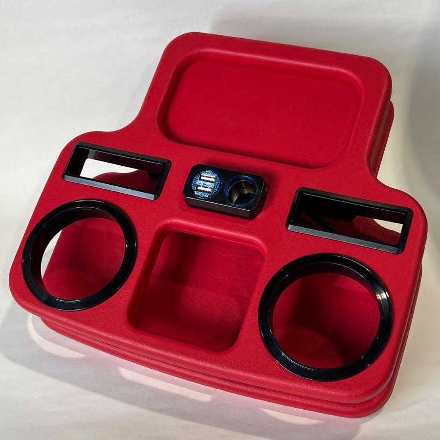 Hi&Low H&L 200系ハイエース レジアスエース用リアセンターコンソールドリンクホルダー | ハイエース | 19