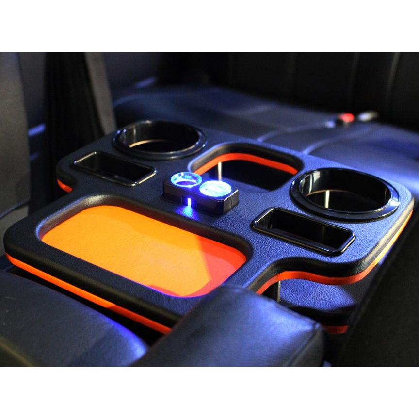 Hi&Low H&L 200系ハイエース レジアスエース用リアセンターコンソールドリンクホルダー | ハイエース | 02