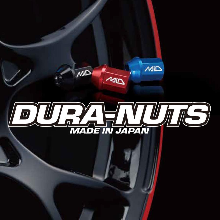 200ハイエース適合 レイズマルカ MID DURA-NUT ジュラルミンナット ロックナットSET M12 P1.5 全長35mm 24個入り ブラック MADE IN JAPAN｜hi-low-002｜05