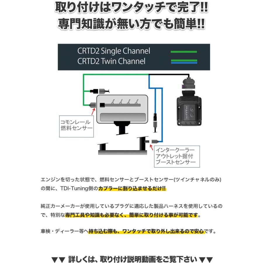 TDI Tuning CRTD4 Diesel Tuning Box ディーゼル車用 ミツビシ 新型デリカD:5【Bluetooth オプションセット】｜hi-low-002｜08