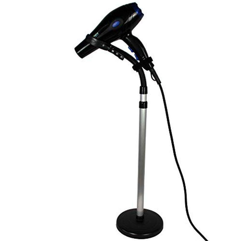 両手フリー ドライヤースタンドホルダー スタンド 使いやすい 360度回転可能 高さ調節可 ヘアドライヤーラック ペット用 犬 猫 ドライヤ 好評