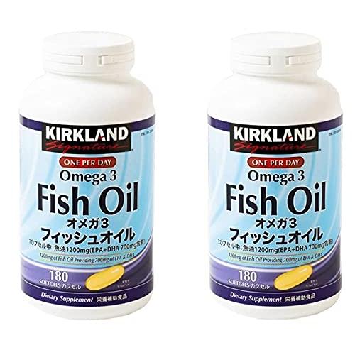 KIRKLAND Signature（カークランドシグネチャー）フィッシュオイル オメガ3 360カプセル（180 粒×2ボトル