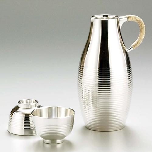 ( 伝統工芸 / 大阪錫器 ) 酒器セット / 葛城 ピューター 酒 日本製 工芸品