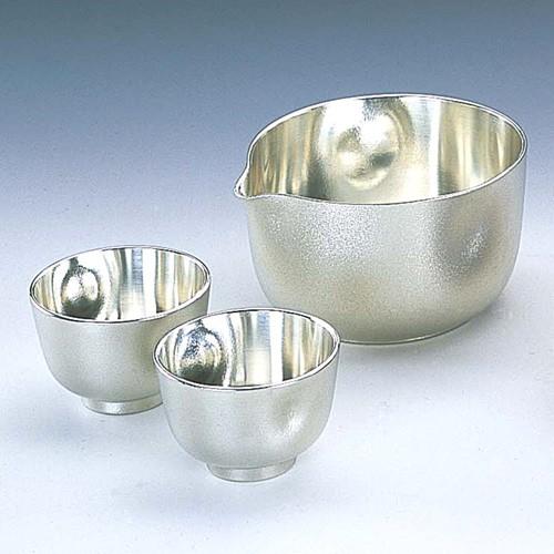 ( 伝統工芸 / 大阪錫器 ) 片口セット / エクボ ピューター 酒 日本製 工芸品