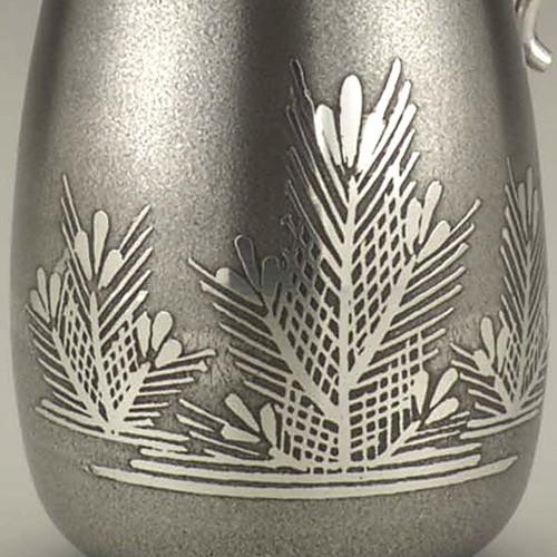 【羽衣】 伝統工芸 / 大阪錫器 ) 小酒器 / 羽衣 ( 平足 ) ピューター 酒 日本製