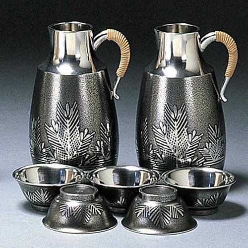 1560 薩摩錫器 本錫 酒器セット 【公式通販】
