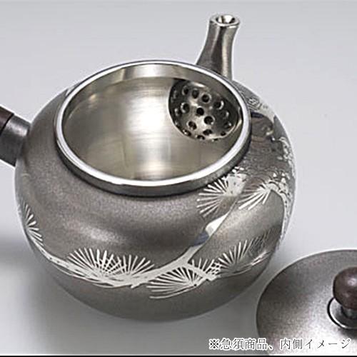 伝統工芸 / 大阪錫器 ) 急須 イブシ上手 ピューター お茶 茶筒 日本製 