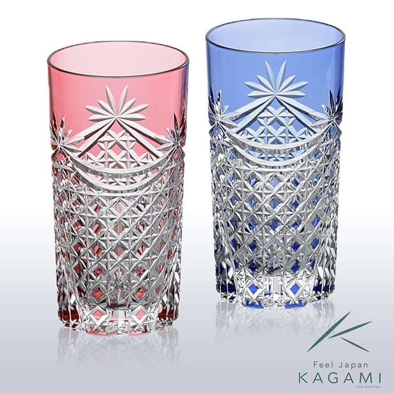 【新品】KAGAMI CRYSTAL 篠崎英明氏 作品 ペアタンブラー グラス 新品】KAGAMI CRYSTAL 篠崎英明氏 作品 ペアタンブラー グラス