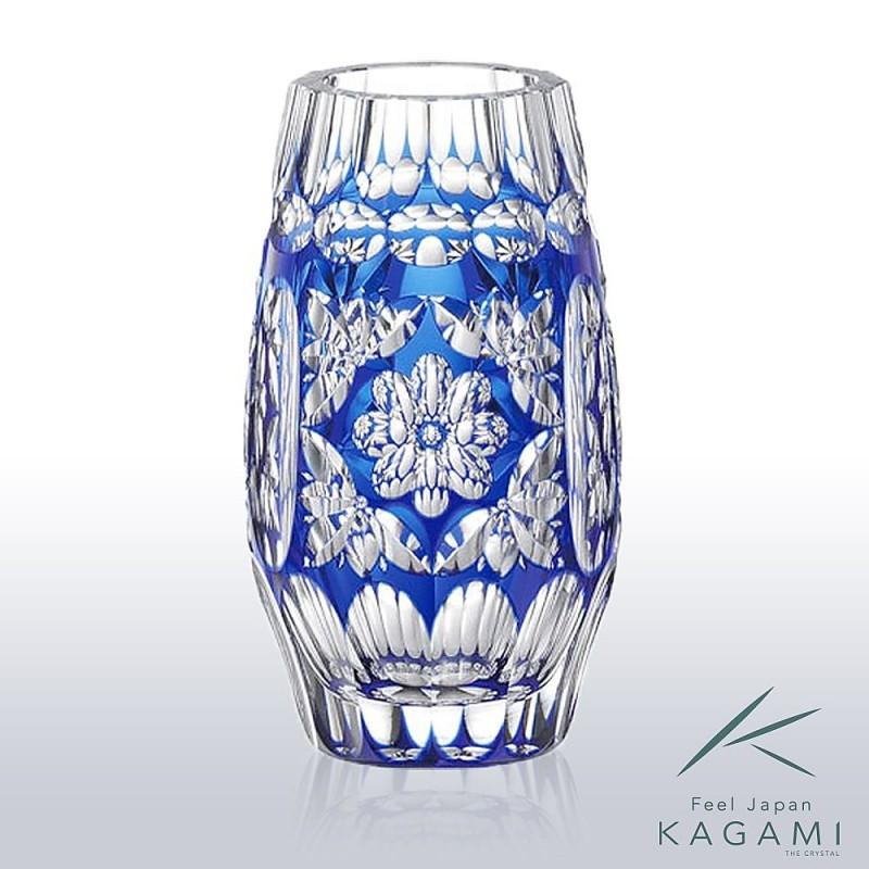 カガミクリスタル 江戸切子 花瓶 F211 2567 Ccb 伝統工芸士 篠崎清一 受注生産商品 切り子 クリスタル フラワーベース Www Fringinto Com