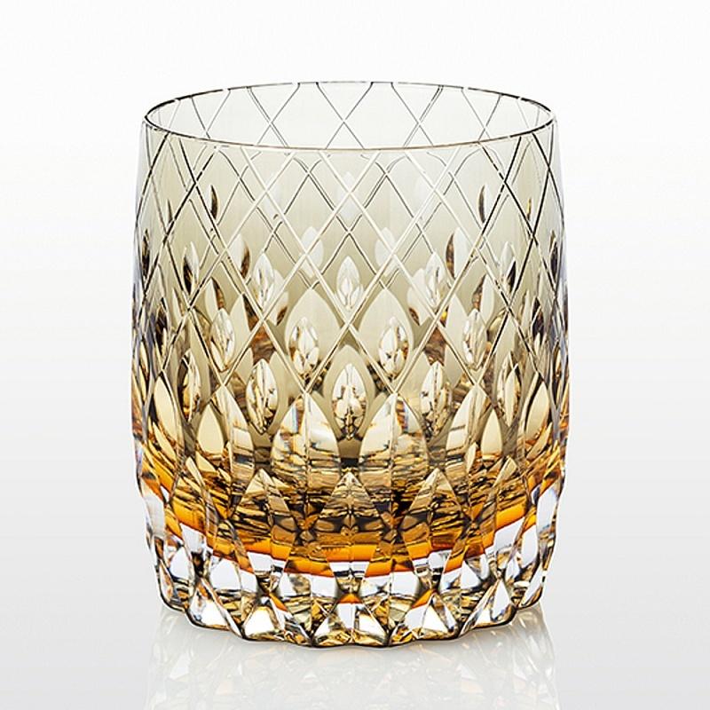 激安☆超特価 C5441 江戸切子 カガミクリスタル 篠崎清一作 懐石杯