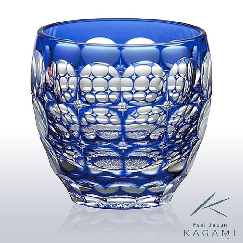 カガミクリスタル ) 江戸切子 冷酒杯 紫陽花 / T535-2684-CCB 伝統工芸