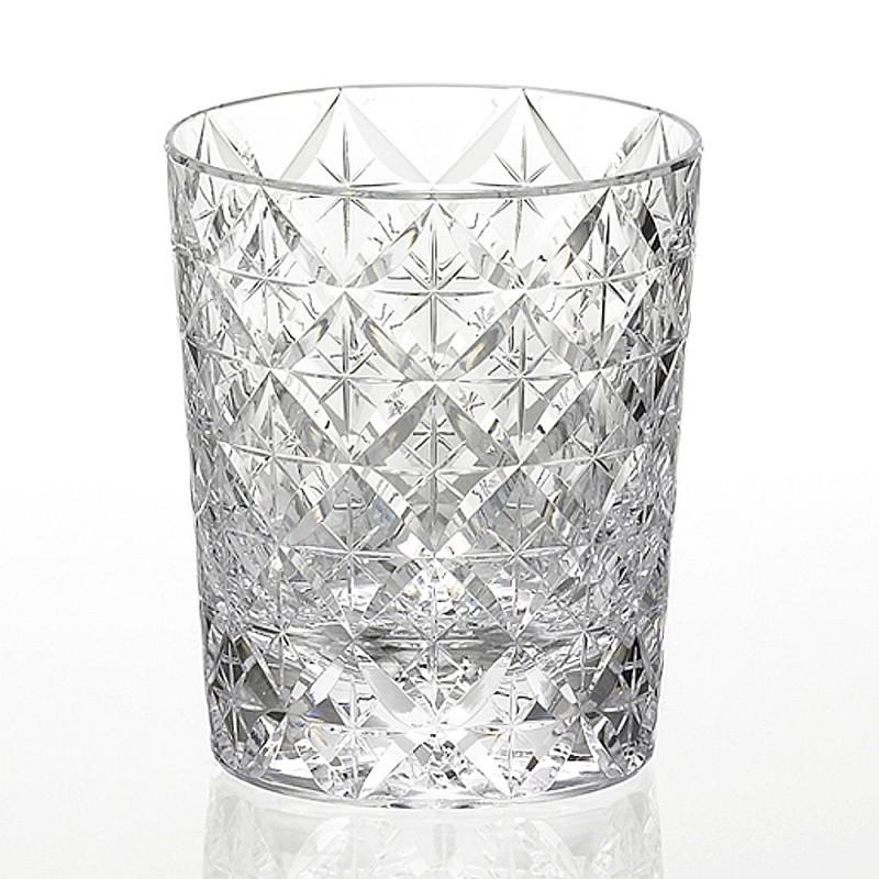 カガミクリスタル / ガラス ) 江戸切子 ロックグラス 七宝 T748-2834