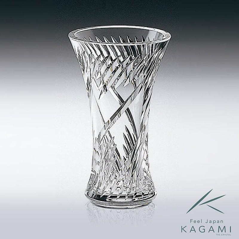 ( カガミクリスタル ) 花瓶 / フラワーベース ( 5 ) クリスタル 記念品