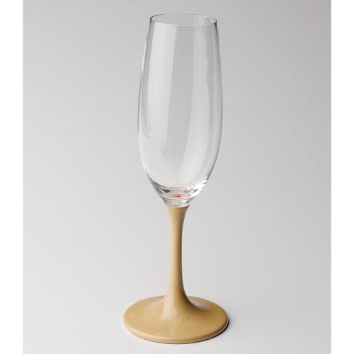 ( 越前塗 / JAPAN Glass ) シャンパングラス 白漆 日本製