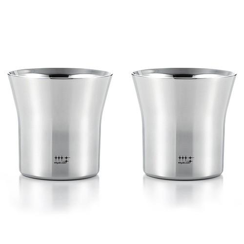磨き屋シンジケート / ２重ロックタンブラー320ml / ペア ロックグラス ステンレス