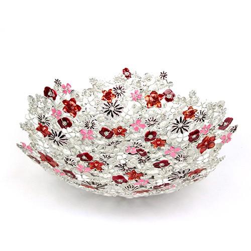 ( Loyfar ロイファー / お手て手工芸品 / ピューター ) どんぶり鉢 / 交ぜ合わせるお花 ( 赤いこと ) 差し上げ物 生まれ落ちる日 差し上げ物 不死化品 退社祝賀会 雑貨 キッチン、日用品、文具-その他食器、カトラリー-食器、グラス、カトラリー