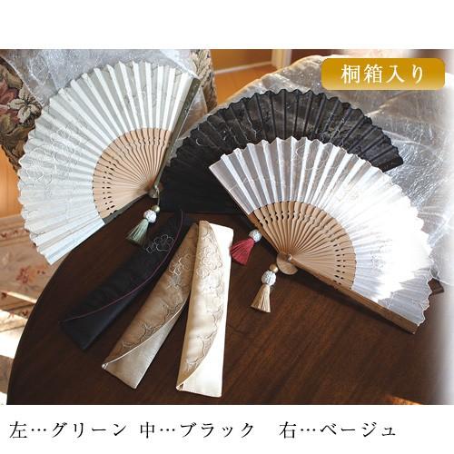 舞扇堂 ) 高級扇子 / Eternity 女性向き 桐箱入りギフトセット 