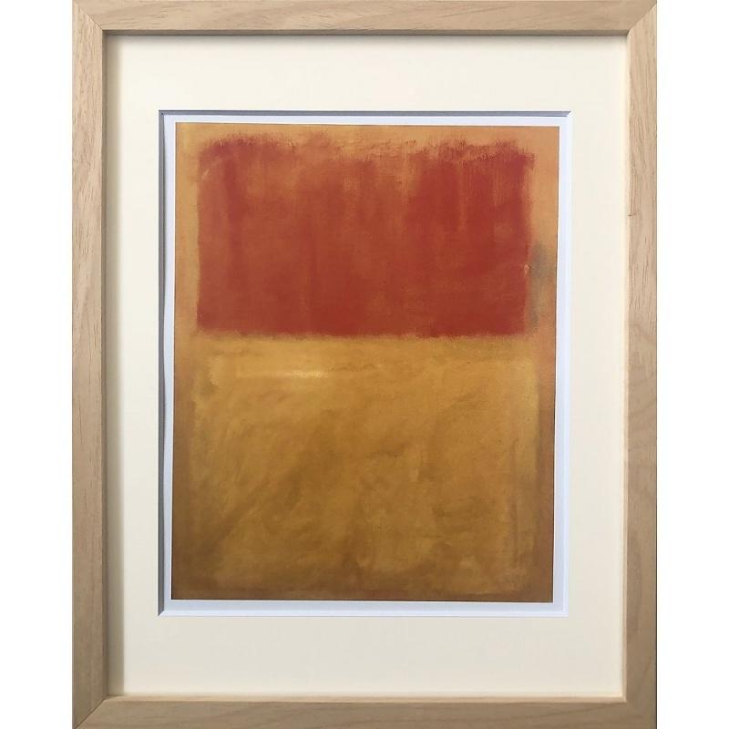 ( アートフレーム ) Mark Rothko Orange and Tan 1954 ポスター アート インテリア 贈り物