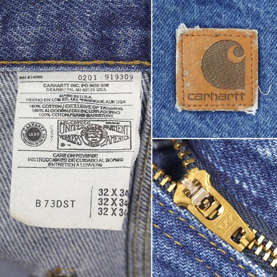 カーハート Carhartt 00s ダブルニー デニムペインターパンツ MADE IN
