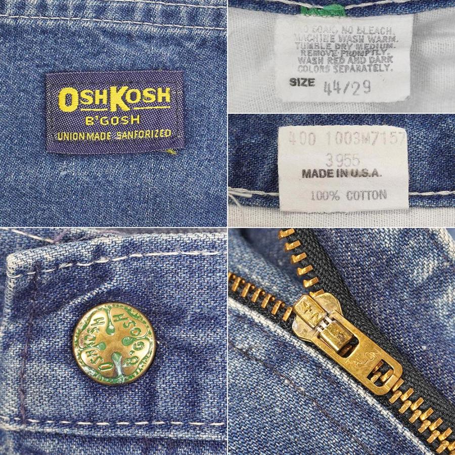 オシュコシュ OSHKOSH 80s デニムペインターパンツ USA製 ビッグサイズ