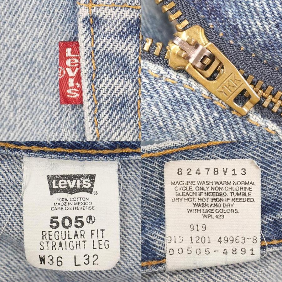 リーバイス Levi's 00s 505 デニムパンツ ジーンズ ペンキ ダメージ