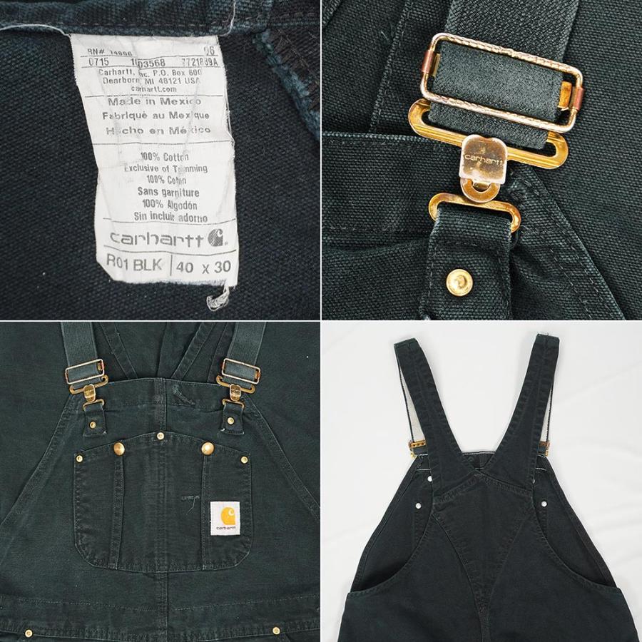 カーハート Carhartt 00s ダブルニー ダックオーバーオール R01 BLK