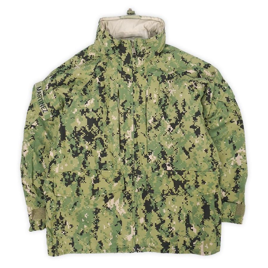 美品　米軍　実物　US NAVY NWU AOR GORE−TEX MEDIUM 米軍実物 US.NAVY 00s NWU AOR2 Type3 ゴアテックスパーカー 迷彩 GORE