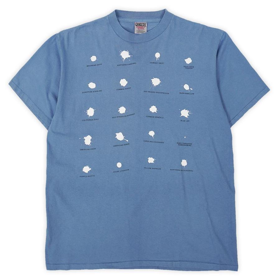 90's Bird Droppings Tシャツ 鳥のフン USA製 オニータ ONEITA シングルステッチ ヴィンテージ 古着 ...