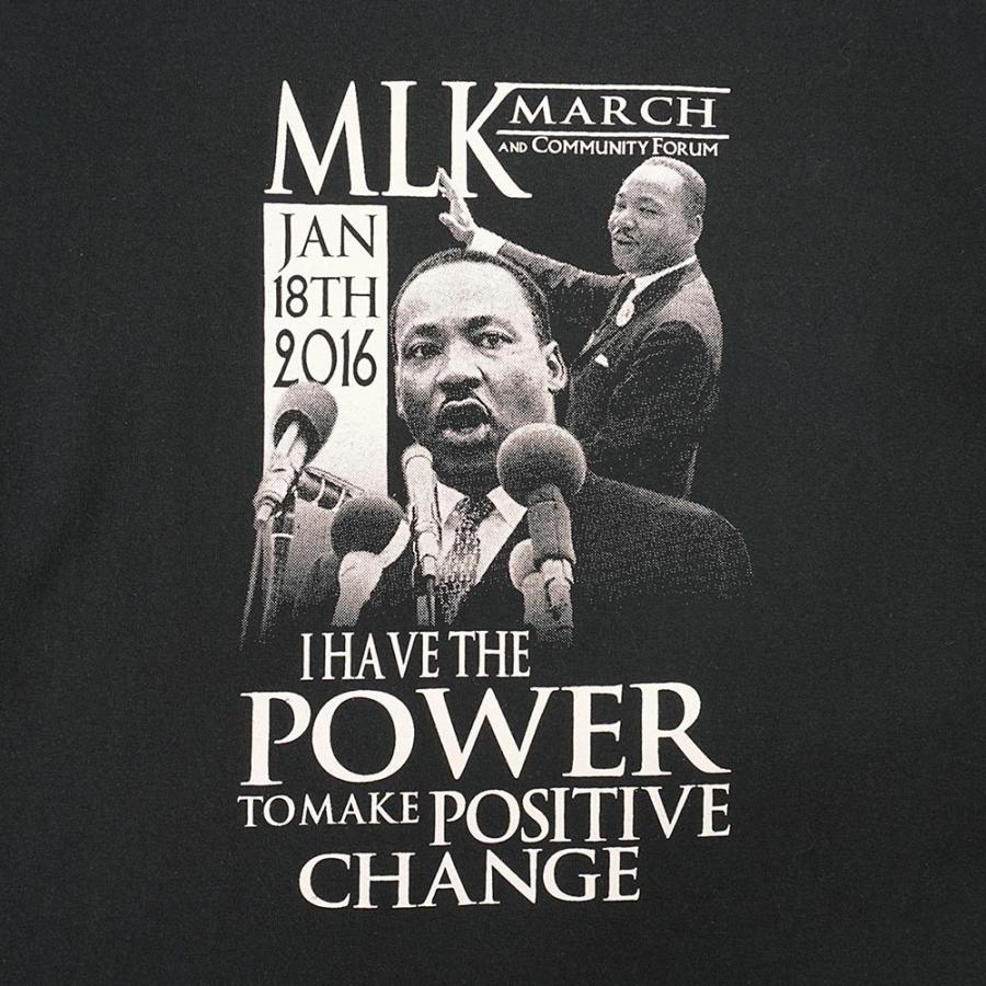 キング牧師 Martin Luther King Jr. 00s Y2K 長袖 Tシャツ ロンT 偉人 GILDAN 旧タグ ビンテージ 古着 (-1909) ブラック / 黒 XL｜hi-smile｜02