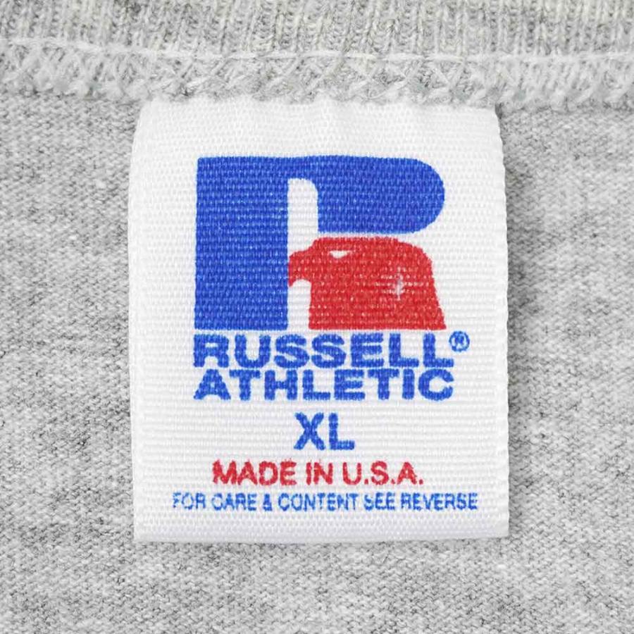 ラッセル RUSSELL 80s ブランクTシャツ USA製 旧タグ 無地 珍品 