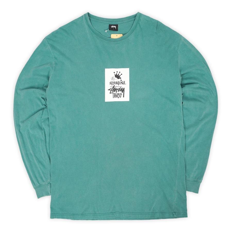 ステューシー STUSSY 00s 長袖 プリントTシャツ ロンT フェード 