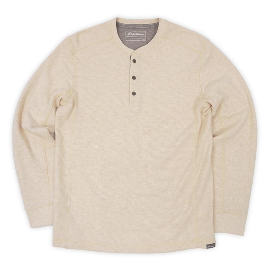 【専用】90s Eddie Bauer 白タグ ヘンリーネック サーマル ロンT Eddie Bauer】90s 白タグ ヘンリーネック長袖カットソー サーマル