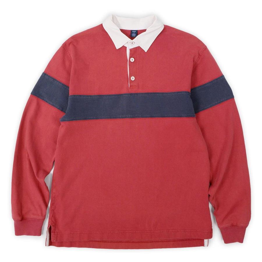 USA古着 old gap オールドギャップ ラガーシャツ ポロシャツ