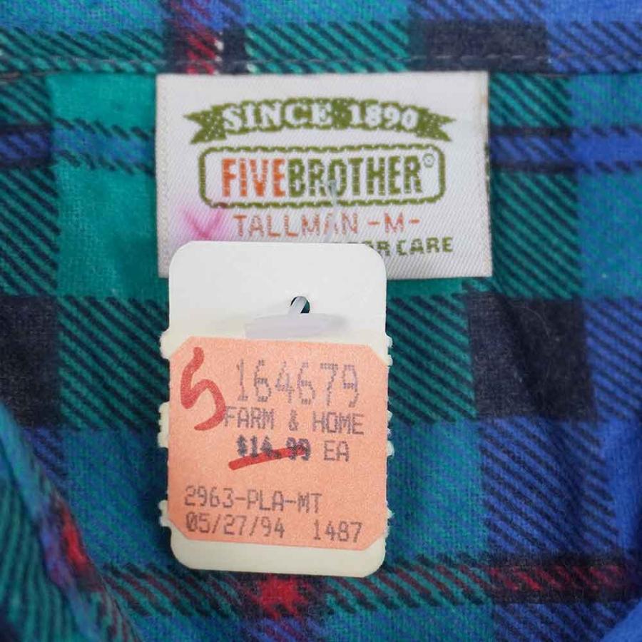 デッドストック 90s ファイブブラザー FIVE BROTHER プリント デッドストック 90s ファイブブラザー FIVE BROTHER プリント
