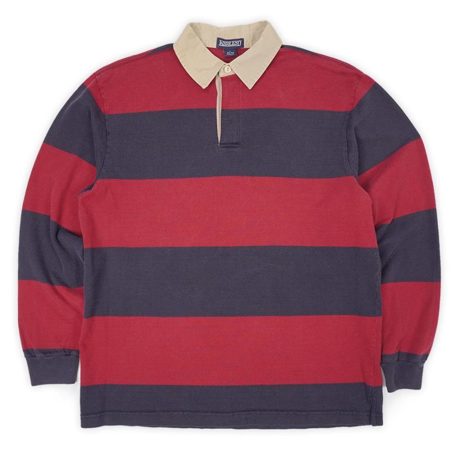 ランズエンド LANDS' END 90s 90年代 ボーダー ラガーシャツ