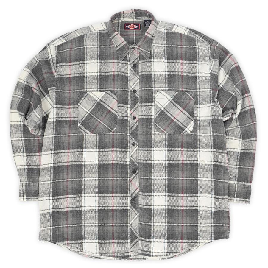ビッグヤンク BIG YANK 80s 90s プリントネルシャツ オンブレ シャドー