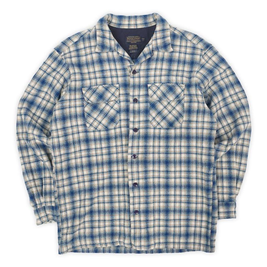 ペンドルトン PENDLETON 00s オープンカラーウールシャツ ボードシャツ