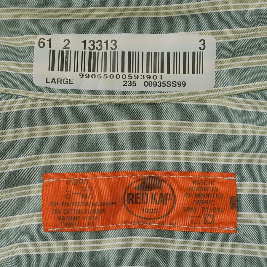 レッドキャップ RED KAP 00s 半袖 ワークシャツ 定番 旧タグ USA