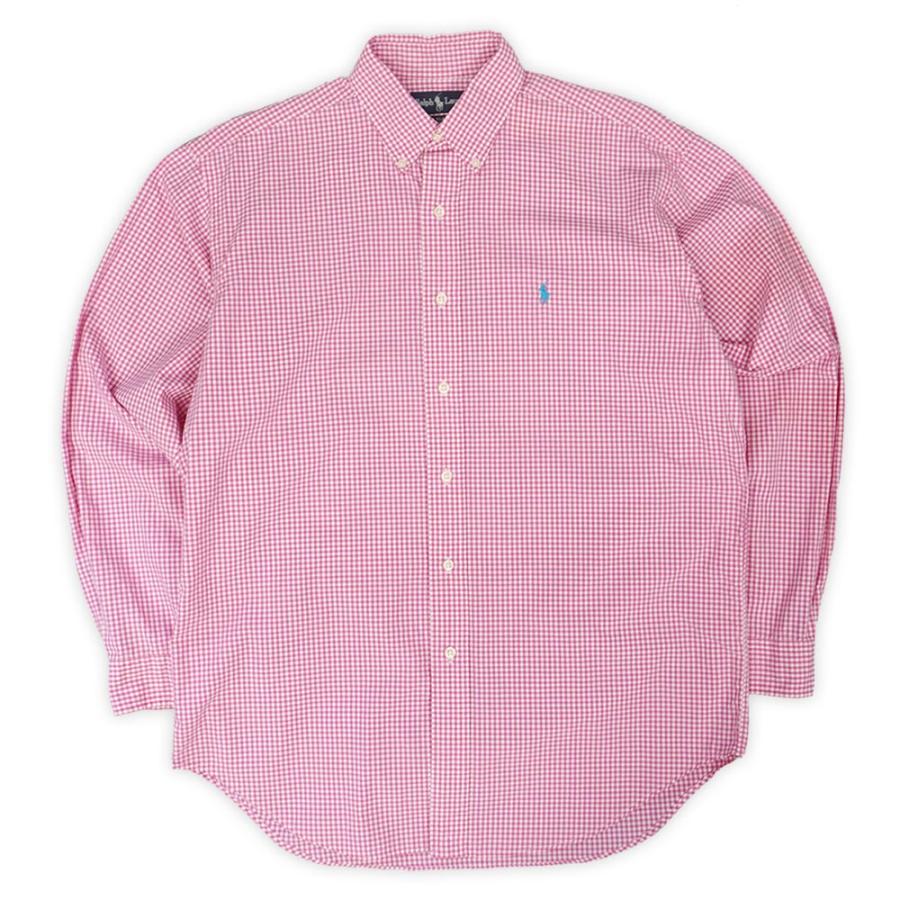 ポロラルフローレン POLO RALPH LAUREN 90s ギンガムチェック ボタン