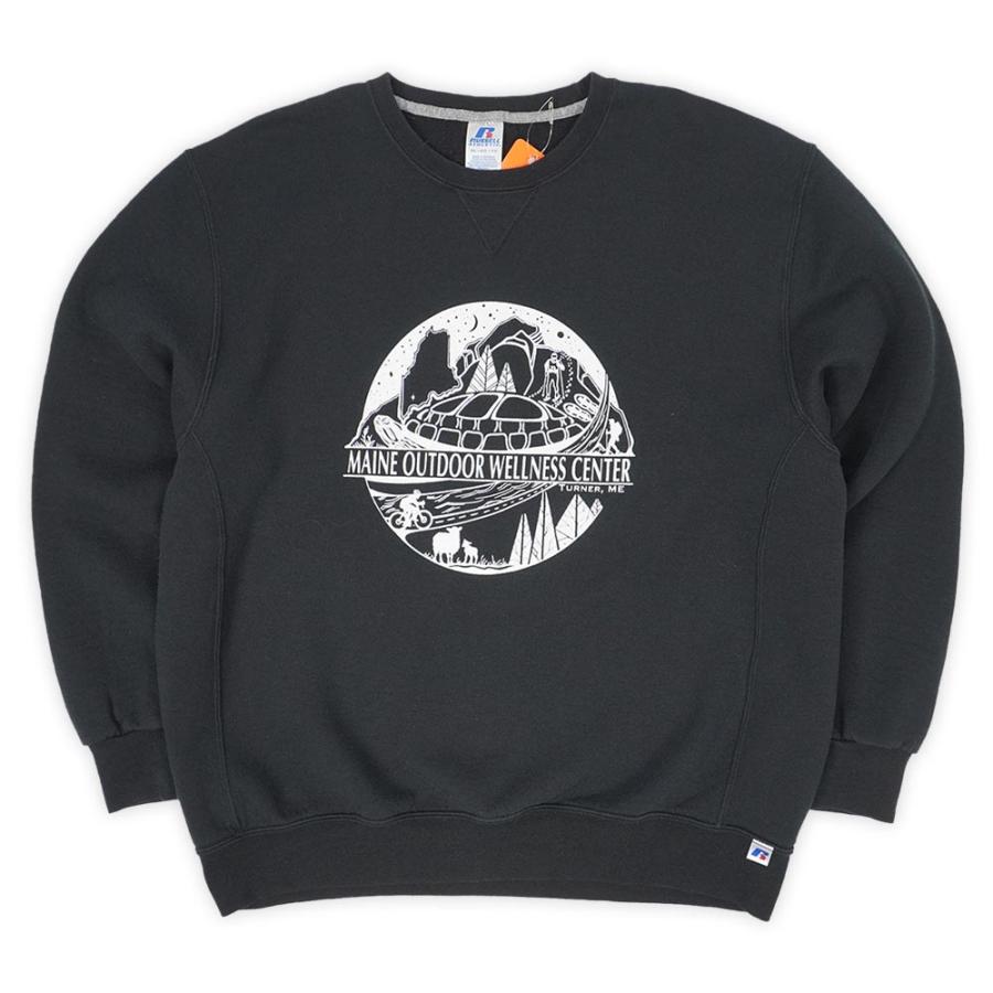 ラッセル RUSSELL 00s 前V スウェット MAINE OUTDOOR WELLNESS