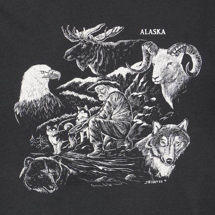 ALASKA アラスカ 90s スーベニアスウェット USA製 アメリカ製 JERZEES 