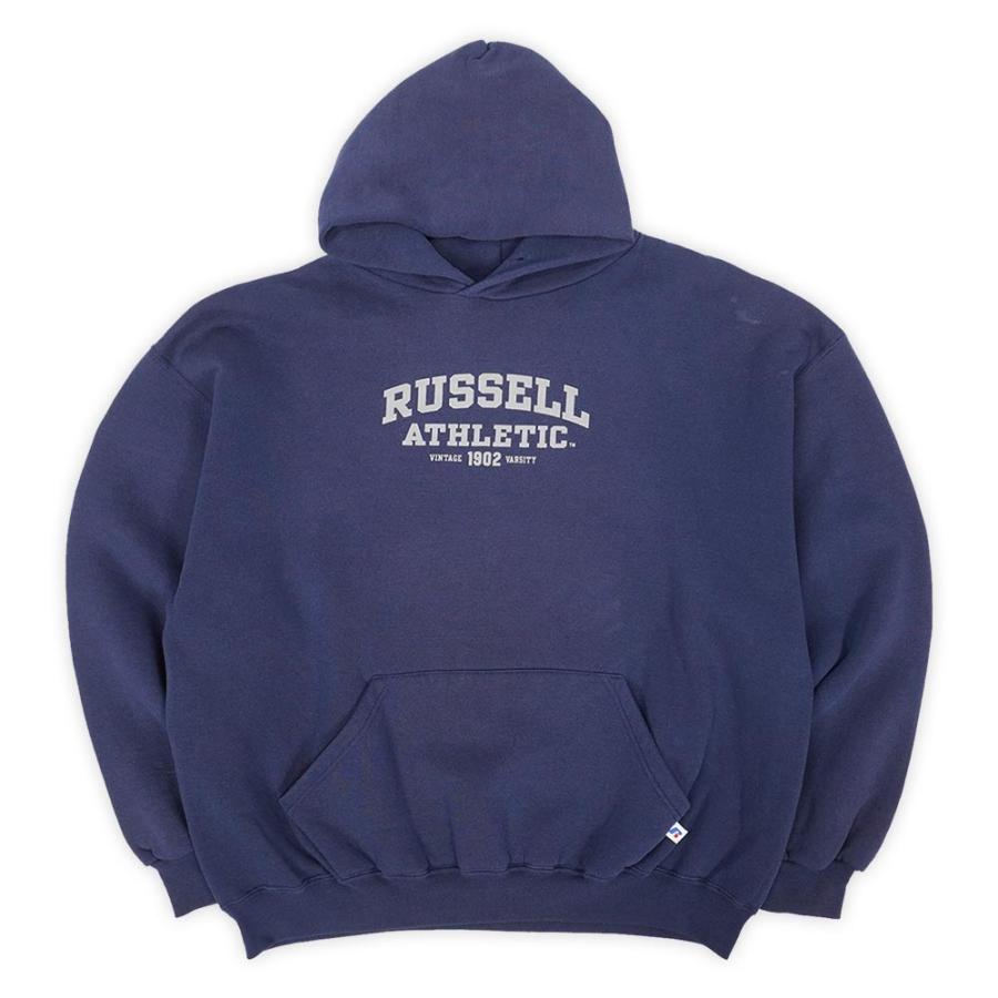 ラッセル RUSSELL 90s 00s ロゴプリント スウェット パーカー
