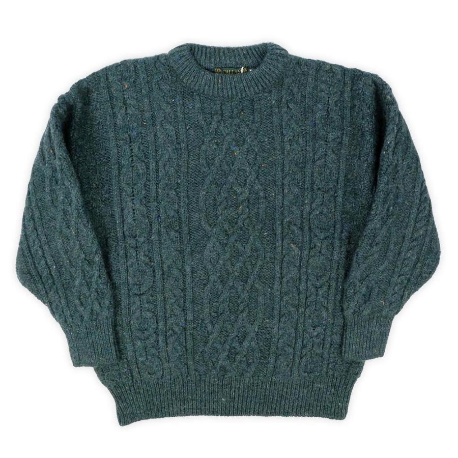 CALLAN 90s フィッシャーマンセーター アランニット ネップ柄 