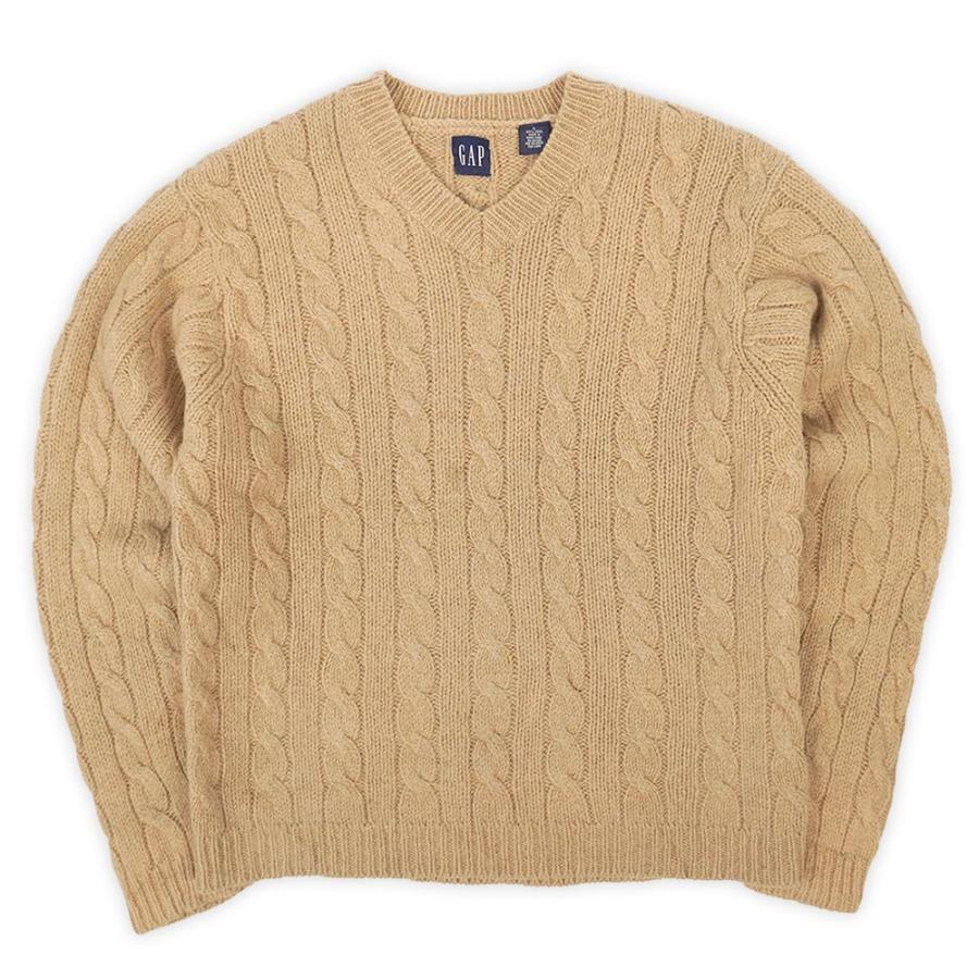 【珍品】OLD GAP スキッパーニット　ブラウン 珍品】OLD GAP スキッパーニットブラウン
